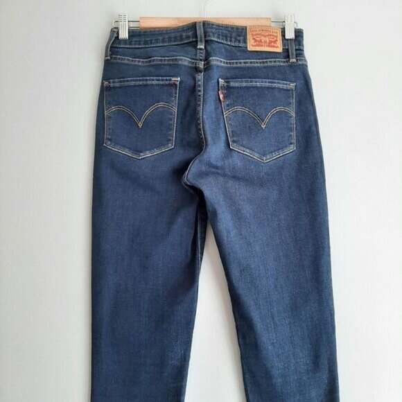 LEVI'S 721 \ High Rise Skinny Medium Blue Wash Sz 28 - Picture 7 of 12